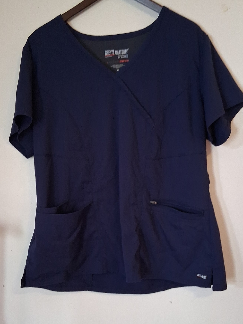Grey's Anatomy Professional Wear By Barco Scrub Top Xl Blue
